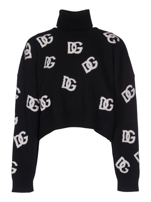 DOLCE&GABBANA MAGLIA JACQUARD CON LOGO DG. DOLCE & GABBANA | FXW11TJCVYXN0004